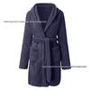 2024 Cozy European & American Autumn/Winter Hooded Fluffy Women's Pajamas and Warm Bathrobe