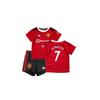 Зилонг ​​К.роналду М. Джерси футбольного болельщика United Number 7 Red Kids, 2 шт.