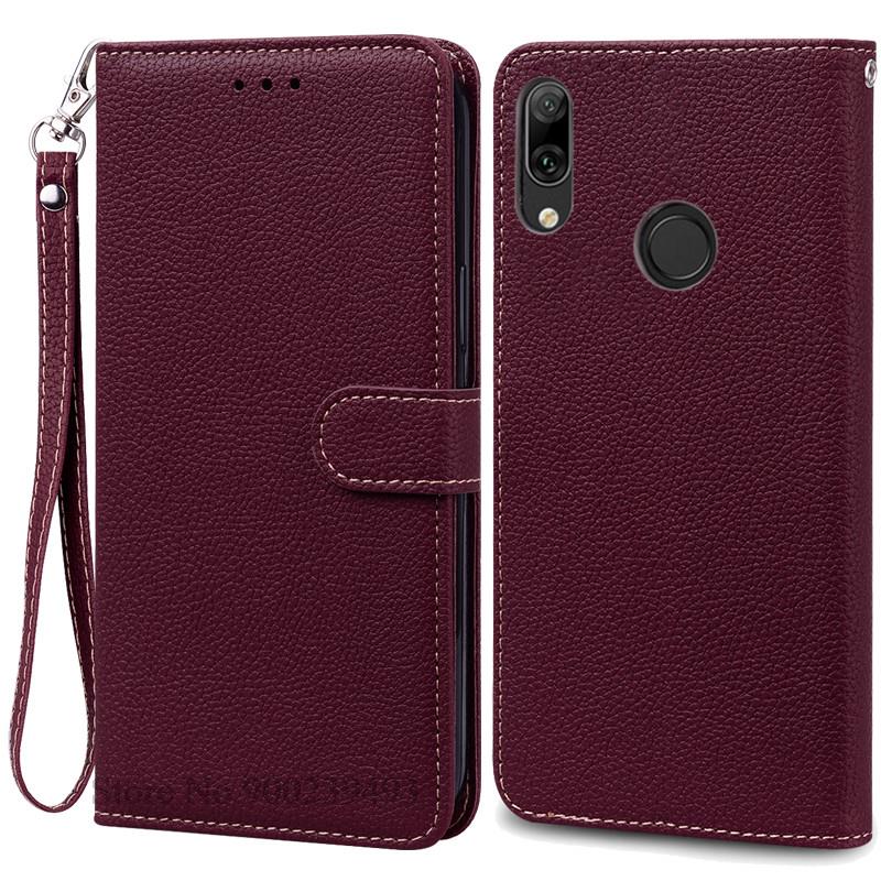 For Huawei Y7 2019 Case DUB-LX1 DUB-LX3 Flip Leather Wallet Case For Coque Huawei Y7 Prime 2019 Case Y 7 2019 Cover Coque Fundas