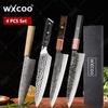 WXCOO Кухонные Ножи Дамасские Кованые Шеф-нож Мясницкий Топор Нож для Нарезки Мяса Нож для Нарезки Фруктов Кухонные Аксессуары