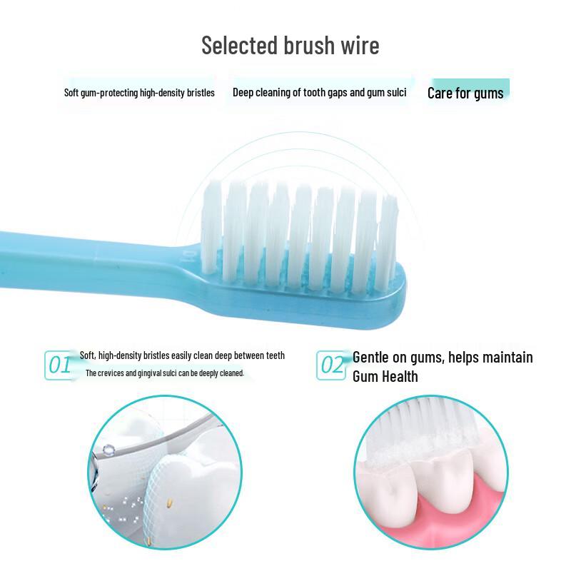 Доктор. Зубная щетка Dental DT8501 Phantom Color с мягкой щетиной (10-Pack)