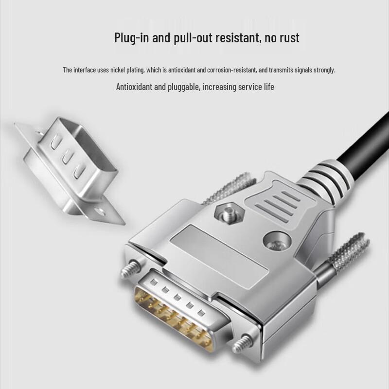 Baisende DB15 15-Pin Shielded Serial/Parallel Extension Cable