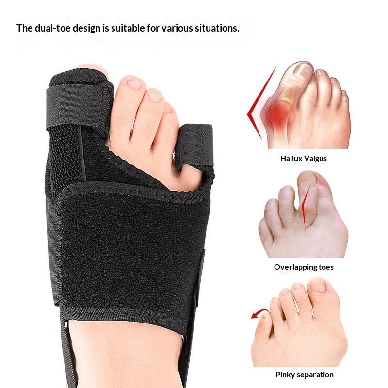 Регулируемый корректор hallux valgus (косточка на большом пальце ноги) Разделитель пальцев ног Ортопедические стельки Корректор костей стопы Выпрямитель большого пальца Инструменты для педикюра и ухода за стопами