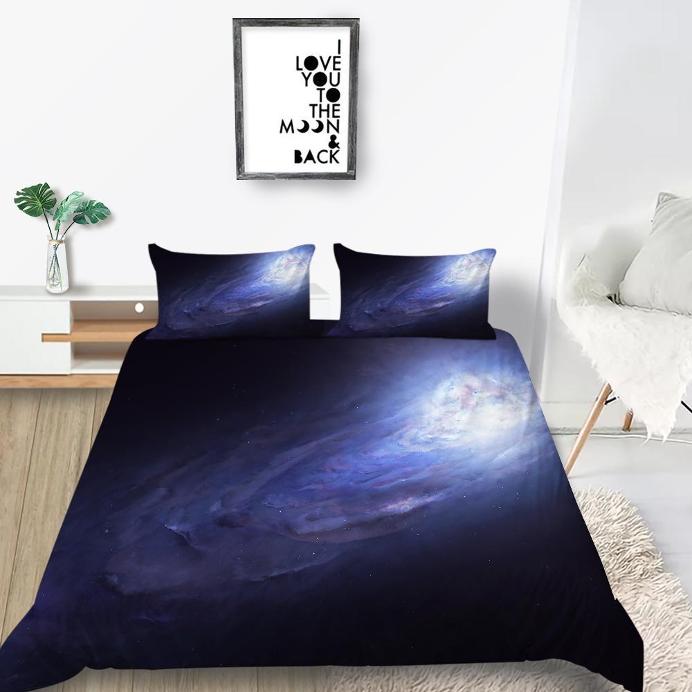 Пододеяльник с принтом звездного неба, постельное белье, новый пододеяльник, костюм для подростков, детский королевский размер, королевский размер, постельное белье