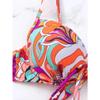 Printed Female Swimsuit High Waist Bikini Women Swimwear Two-piece Bikini Set With Bra Cup Bather Bathing Suit Swim
