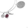 Birthstone Expandable Women' Bangle Bracelet