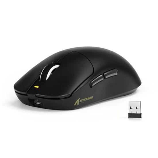 Игровая мышь ATTACK SHARK X8SE 3 режима подключения 2,4G Bluetooth USB-C Проводная Чип BK52820 Сенсор PAW3311 Ультралегкая 59 г Высокая точность Низкий 80