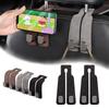 Car Headrest Hook, Fall Prevention, Car Seat Double Hook, Carefully Selected Leather Metal, Car