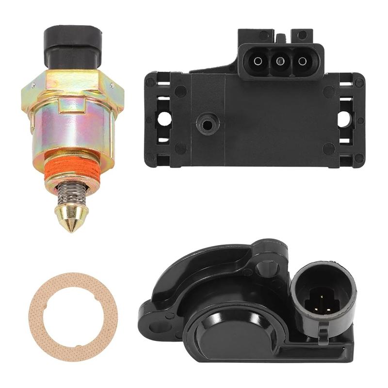 For Chevy C1500 C2500 K1500 K2500 Suburban IACV Idle Air Control Valve MAP Manifold TPS Throttle Position Sensor 7696064