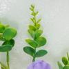 Hanging Flower Wreath Eucalyptus Leaf Garland UV Resistant Pansy Eucalyptus Vines  Garden Decor