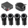 Intelligent Parking Assistance System 4 Sensor Probe Car Auto Reverse Radar 65dB Buzzer Alert Kit