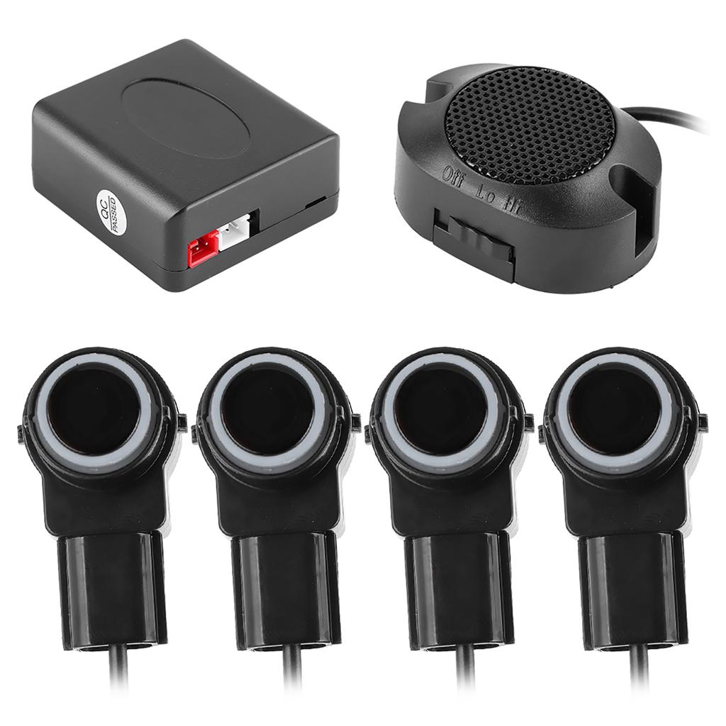 Intelligent Parking Assistance System 4 Sensor Probe Car Auto Reverse Radar 65dB Buzzer Alert Kit