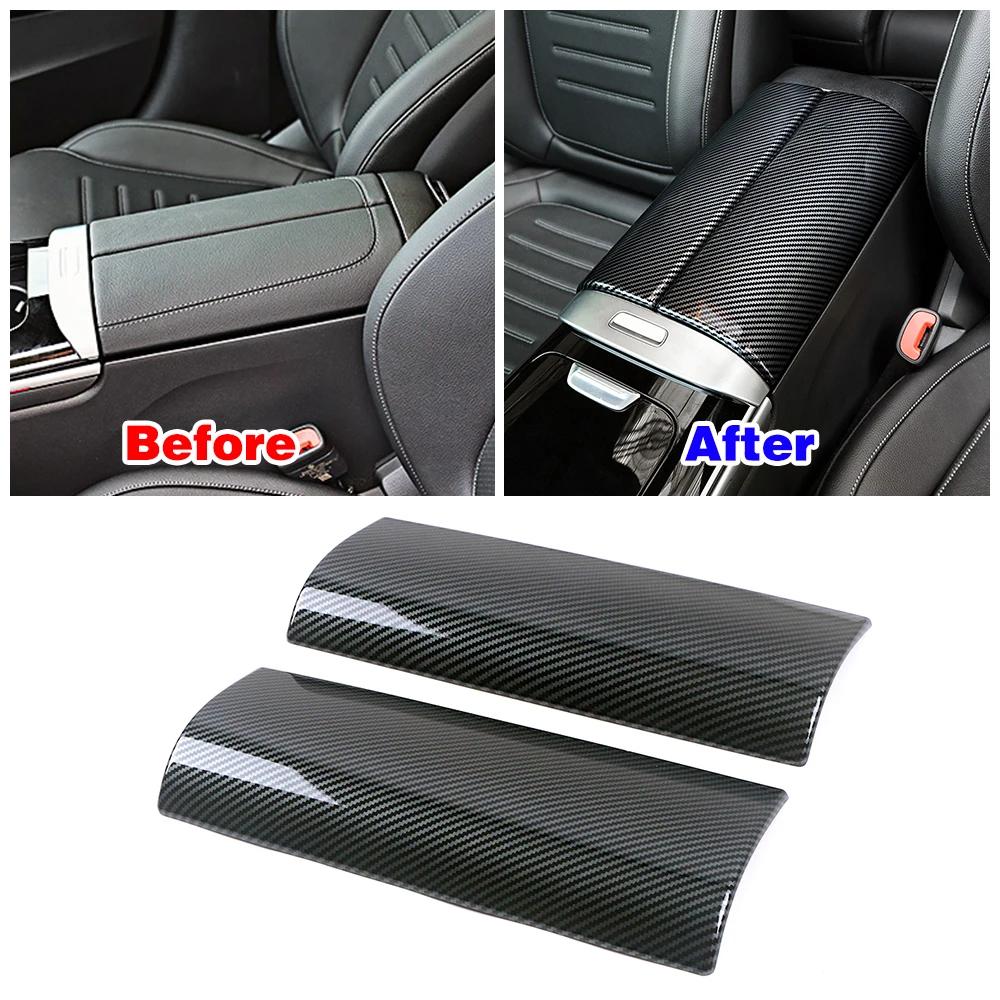 Для Mercedes Benz C Class W206 C200 C220 C260 C300 2024 2024 часть центральной консоли автомобиля ремонт декоративная отделка наклейка из углеродного волокна