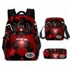 Skibidi toilet man schoolbag titan monitor man backpack satchel pencil case three-piece set