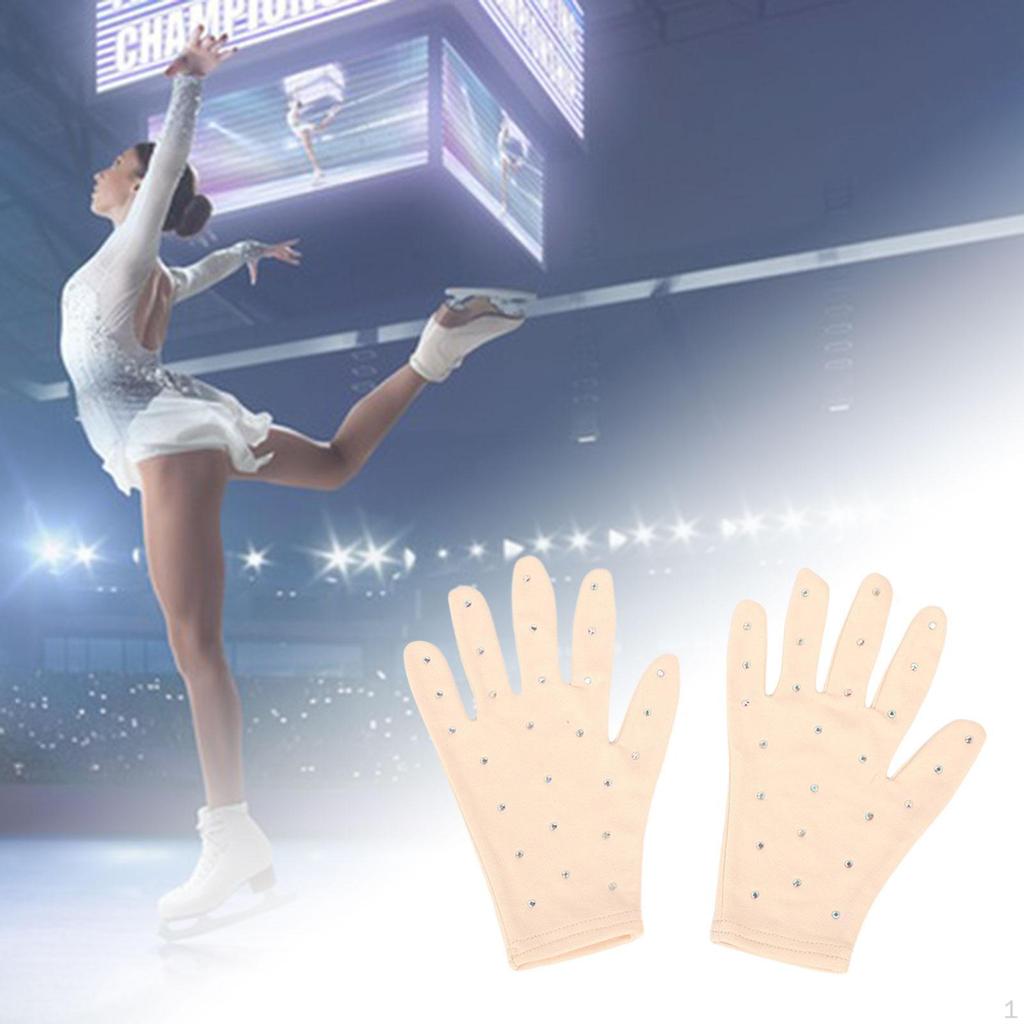 Figure Skating Competition Gloves Ice Comfortable Portable Fashion Versatile