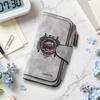 Vintage Long Wallet Fashion Multi Card Holder Casual PU Leather Purse