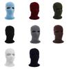 Bonnet Hat Ear Protection 2 Holes Knitted Hats Men Beanies Hat Full Face Cover Women Winter Cap