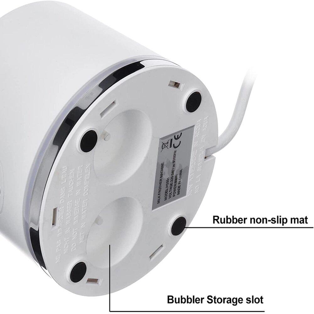 Автоматический вспениватель молока Съемный электрический пароварка для молока Машина для вспенивания молока Автоматическая машина для приготовления горячей и холодной пены для кофе, горячего шоколада и капучино