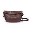 Women's Top Grain Leather Crossbody Bag - Vegetable-Tanned Buttery Soft Shoulder Bag, Minimalist Luxury Commuter-Friendly Structured Work Bag