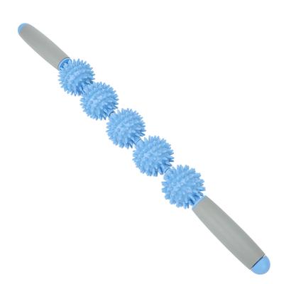 Fascia Blaster светло-голубой Five Balls Массаж мышц Расслабляющий ролик Шарики с шипами Целлюлит