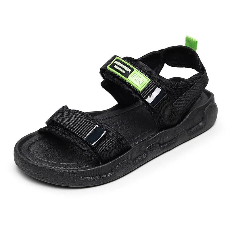 Спортивные сандалии женские Ins Tide 2025 лето новые сетевые красные корейская версия волшебные студенческие плоские женские сандалии женская обувь