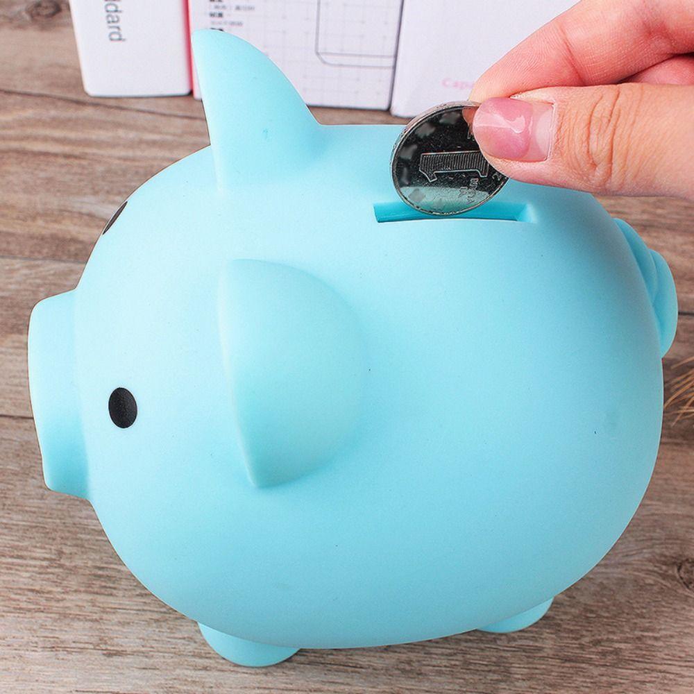 With Saving Money Goals Counter Money Box Pig Shape Storage Bottl for Helps The Habit of Saving