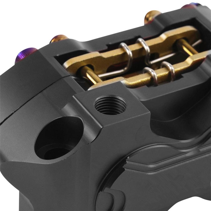 Новый 82мм Мотоциклетный ЧПУ Тормозной Суппорт Тормозной Насос Крепление 4 Поршневой Радиальный Модифицированный