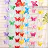 2M Colorful 3D Butterfly Banner For Wedding Birthday Party Romantic DIY Hanging Paper Garland For Living Room Decor Supplies