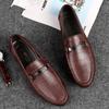 Модные мужские лоферы Мужская повседневная весенне-осенняя обувь 2024 Роскошный бренд Мужская деловая обувь Натуральная кожа для мужчин Обувь слипоны