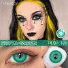 FUNSACHY 1 Pair Colored Contact Lenses for Cosplay Mesh Zombies Cosplay Halloween Party Makeup Softlens Anime Coser Accessories