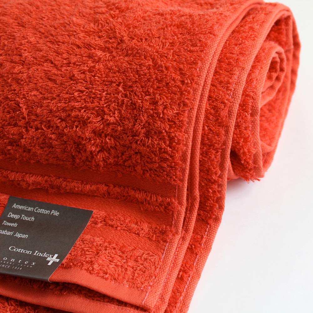 Полотенце Imabari Contex Plus Color Bath Темно-оранжевое полотенце,