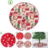 Snowman Santa Christmas Tree Skirt Decoration For Xmas Holiday Supplies Festival