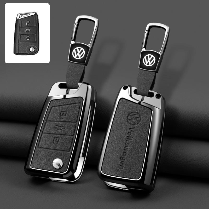 Car Key Fob Case Cover Protector Shell For Volkswagen VW Polo Golf 7 MK7 Tiguan Passat Jetta E-golf Auto Keychain Accessories zf9
