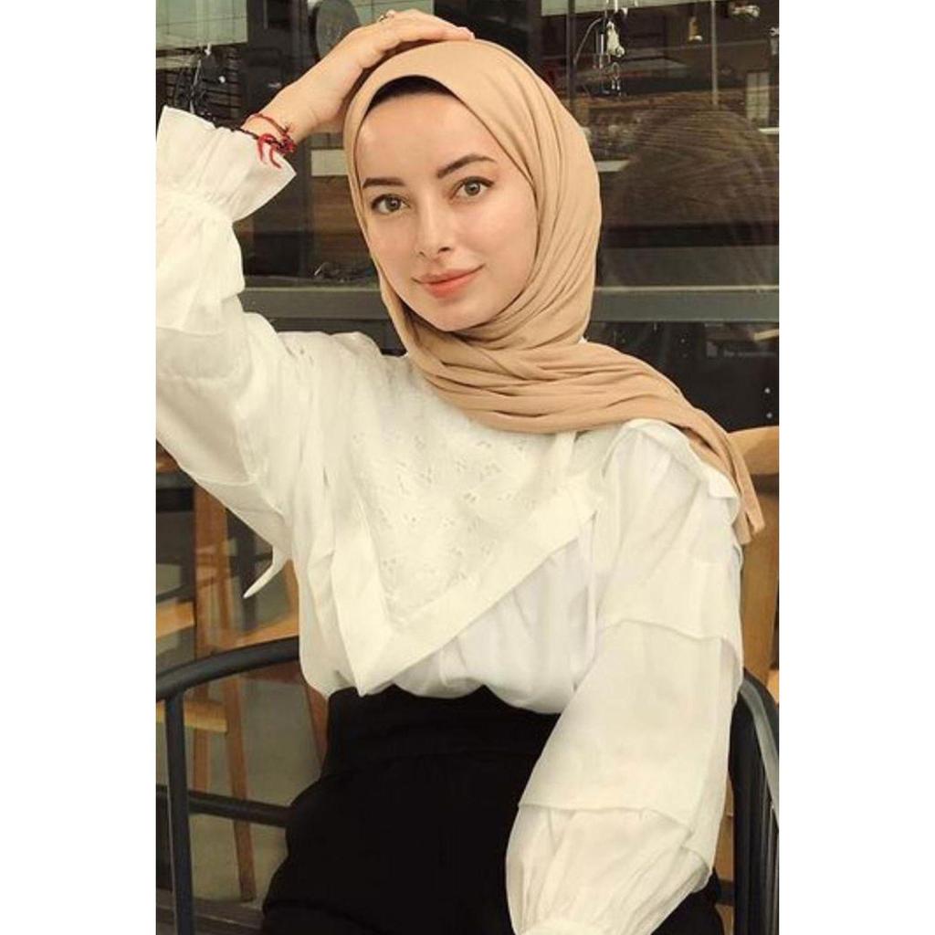 Premium Jersey Hijab Beige