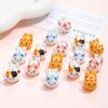 Kitty Ginger Cat Beads Cat DIY Jewelry Accessory Fortune Cat Loose Spacer Beads  Jewelry Making