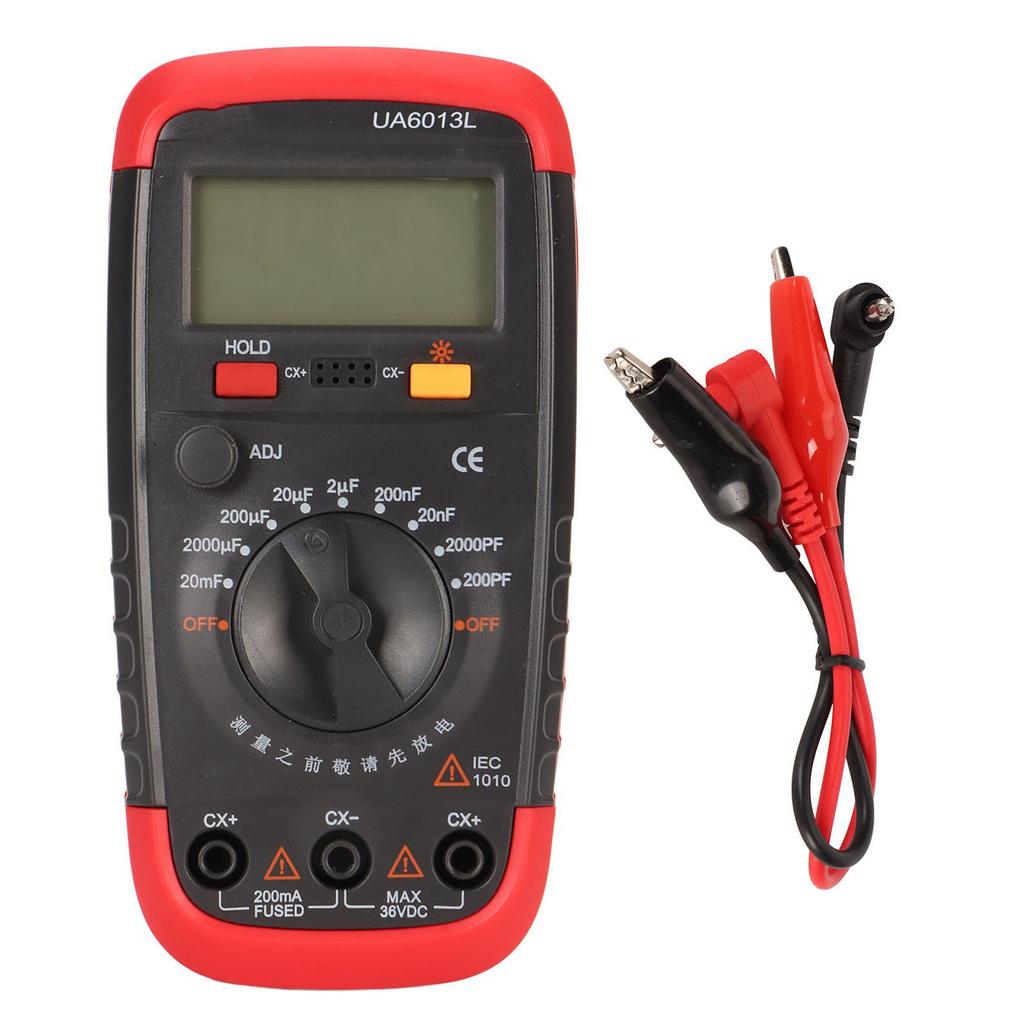 Digital Capacitance Meter 0.1pF To 20,000uF High Accuracy Backlit Function Quick Response