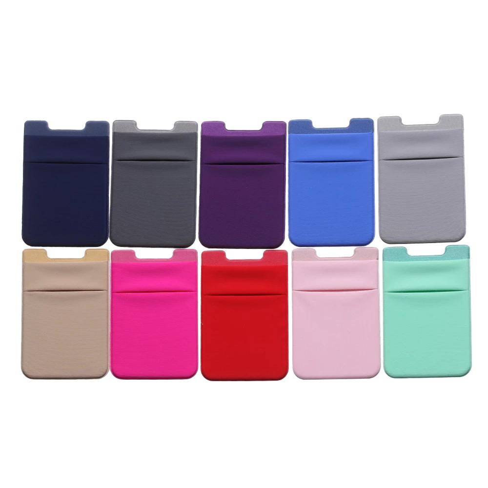 Sticker Credit Card Holder Storage Wallet Phone Card Holder Mobile Wallet Phone Back Pocket