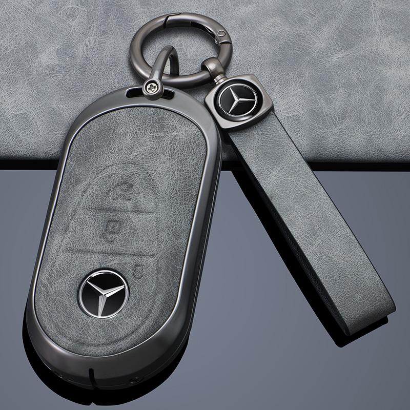 Car Key Case Cover Holder Shell For Mercedes Benz E300L C200C 260 S350 S400 S450 S500 Class S W223 W206 Keychian Accessories q3