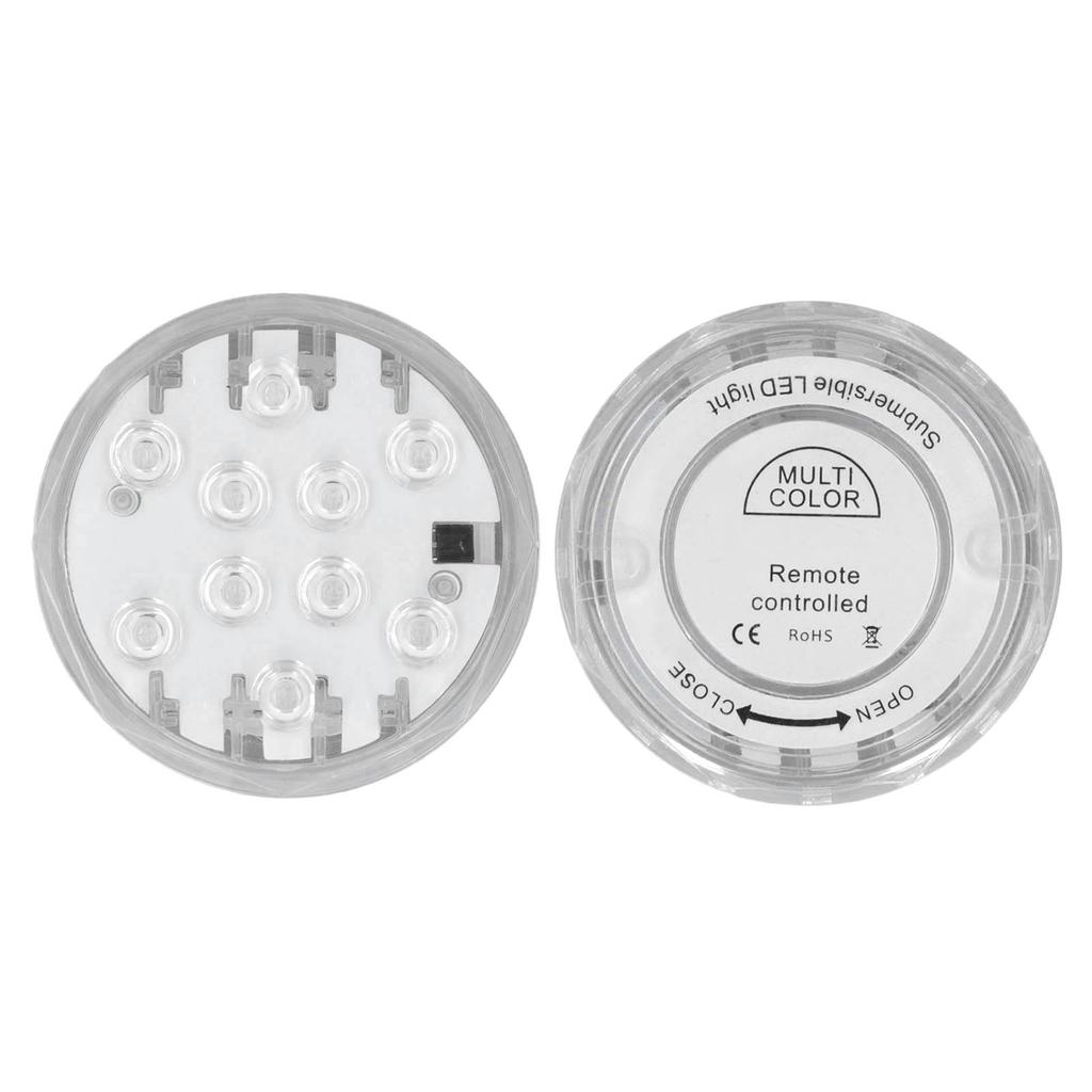 RGB Underwater Spot Light with Remote Control Submersible LED Light IP68 Waterproof for Aquarium