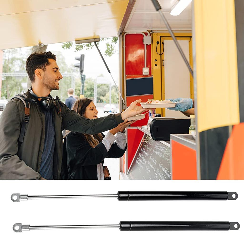 Газовые упоры Heki 2 E015 для караванов и автодомов - усилие 40 Н, комплект из 2 штук