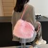Autumn and Winter Popular Plush Small Bag Women 2025 New Fashion Underarm Fluffy Dumpling Bag Premium Texture Shoulder Bag