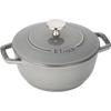 Gray S Two Hand Cast Enamel Pot Rice Cooker 1 Cup IH Compatible Japanese "Wanabe 16cm" [Authorized Product] Wa-NABE 40501-002