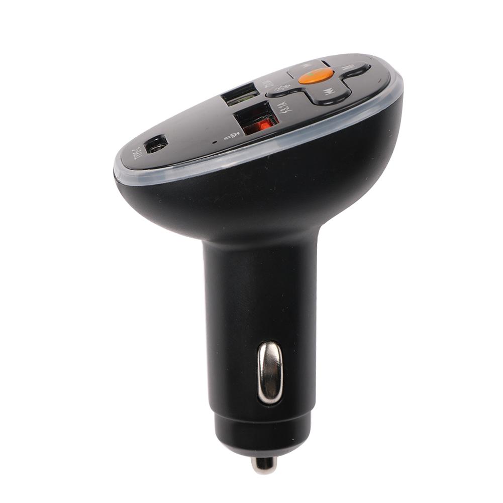 Новейший Bluetooth 5.0 FM-передатчик Handsfree автомобильный радиомодулятор MP3-плеер Type-C Dual USB Super Quick Charge адаптер для автомобиля
