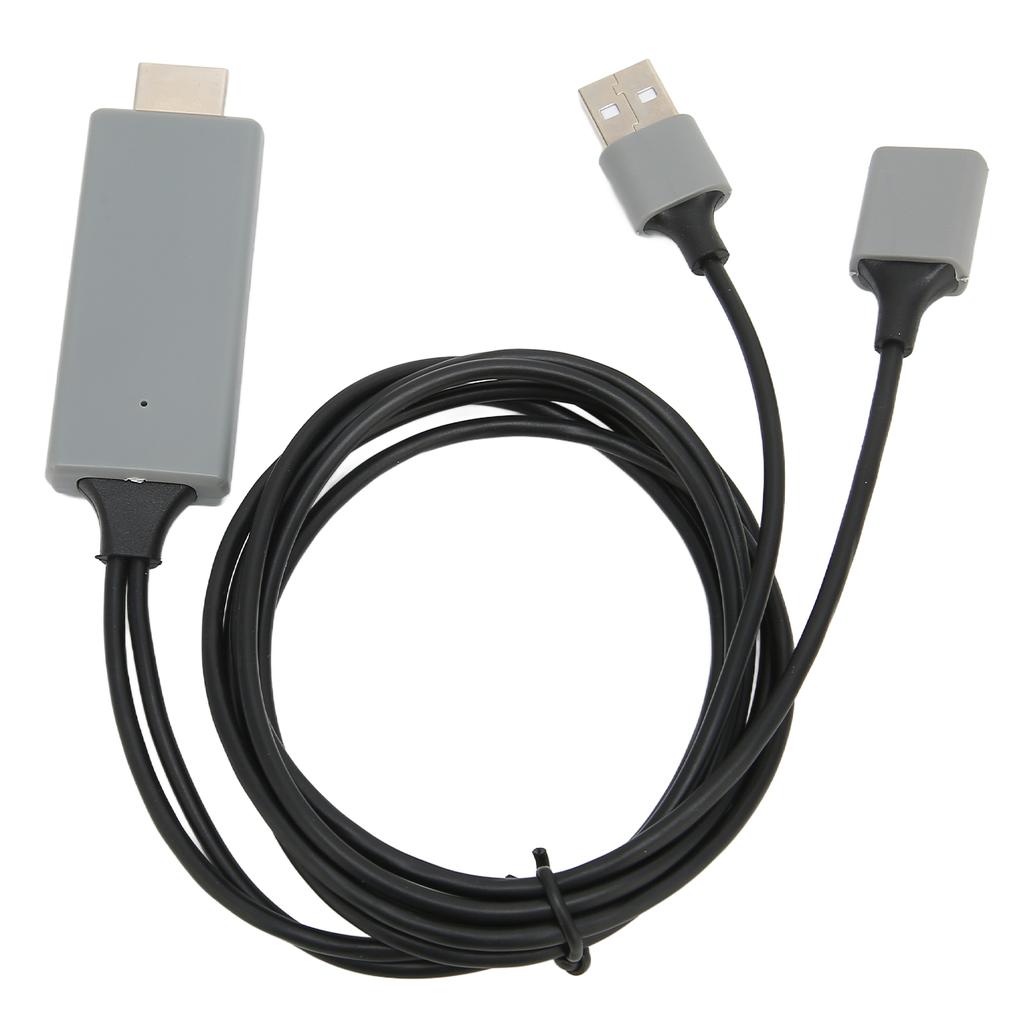 Адаптер кабеля HDTV 1080P HD Мультимедийный интерфейсный кабель-адаптер для iPhone TV Monitor ProjectorBlack