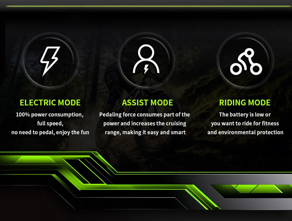 DUOTTS F26 Electric Bike 750W*2 Dual Motors LG 17.5Ah Battery 26*4.0 Fat Tire 55km/h Max Speed 55 Degree Climbing-Silve