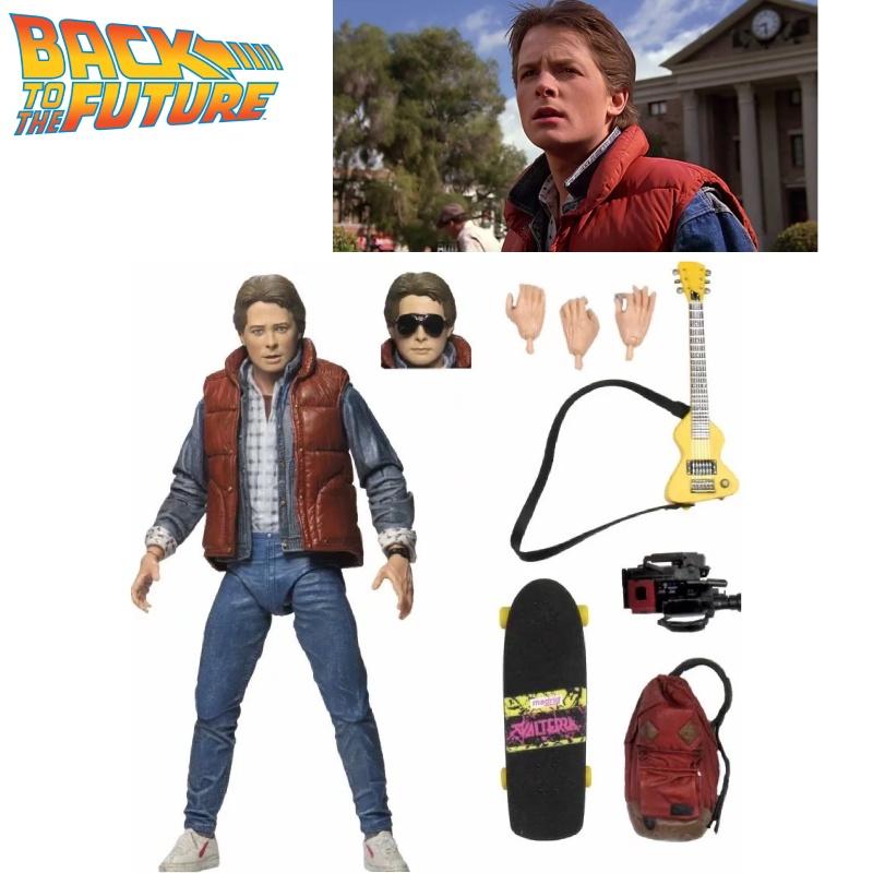Back To The Future Martin Doll Model Anime Collectible Figure Classic Sci-fi Movie Memorabilia Pvc Material Home Decor