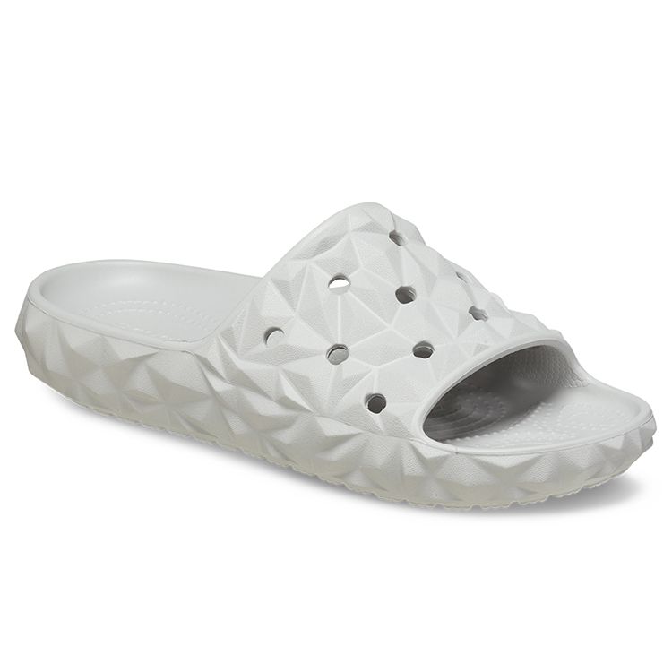 Crocs Кроссовки унисекс Classic Geometric Slide 2.0 Atmography Белые 209608-1FT