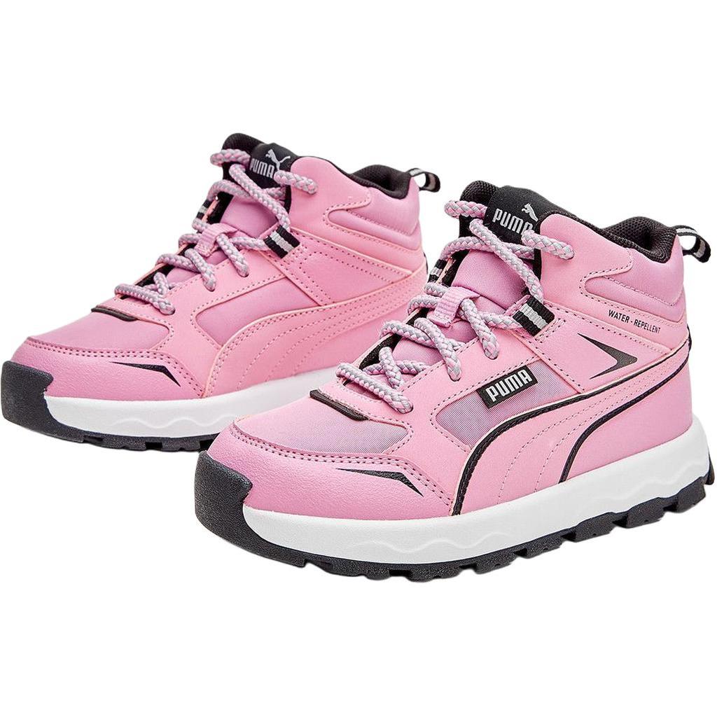 Puma Evolve Trail Ps Versatile Comfortable Durable Warm Mid-Top Kids Running Shoes Kids Running Shoes Pink 397645-04