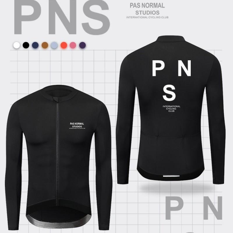 Mens Cycling Long Sleeve Jersey Breathable UV Protection Mountain Road Bike Riding Top