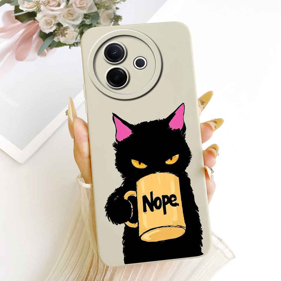 For Vivo Y39 5G Casing Cute Cat Butterfly ShockProof Cover For Vivo Y 39 Y39 5G V2443 V2436 Mobile Phone Cases Covers 6.68"